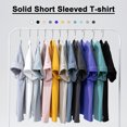 thumbnail image 4 of Labymos T-shirt à Manches Courtes pour Homme Col Rond T-shirts en Coton Uni T-shirts Décontractés, 4 of 7