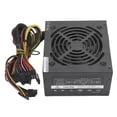 thumbnail image 1 of 350W PC Power Supply, Low Energy Consumption, Adjustable 115/230V, Clear Mark Connector, Real Double Magnetic Ring Design, 1 of 7