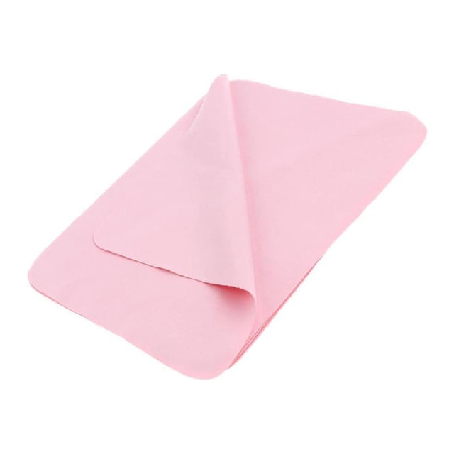 Decodeary 10 Pieces Microfiber Eyeglasses Camera Lens Cell Phones Cleaning Cloth Pink 1Set