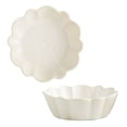 thumbnail image 1 of Qeeadeea Round Baking Dish Set Of 2, Colorful Ceramic Pie Pan, Round Ceramic Pie Plate Oven Safe-White-20x20x6cm, 1000ml, 1 of 6