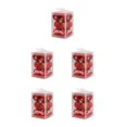 thumbnail image 2 of Decodeary 12piece Wedding New Year Navidad Pendant Ball Wide Application And Easy red 5Set, 2 of 6