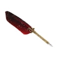 thumbnail image 3 of Quill Pen Set, Smoothing Writing Exquisite Styling Feather Pen Retro Elegant  For Office For Home For School Red, 3 of 8