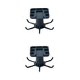 thumbnail image 2 of Maytalsory 1/2/3/5 Kitchen Hanger Self-adhesive Replacement Solid Color Punch-free 360 Degree Rotatable 6 Claw Detachable Mug Brush Rack Blue 2PCS, 2 of 6