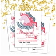 thumbnail image 2 of Darling Souvenir White Birthday Invitation Card Printable Elegant Fill or Write In Blank Party Invites 28 Pcs 5 x 7 Inches, 2 of 5