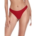 thumbnail image 1 of RELLECIGA Women's Super Cheeky Brazilian Cut Bikini Bottom, 1 of 5