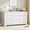 White, variant on Garvee Modern 9 Drawer Wooden Dresser, Wide Chest of Drawers, White
