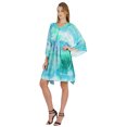 thumbnail image 3 of Bimba Robe Caftan Imprimée Maxi Robe Robe pour Femmes Tenue de Plage Courte Couvre-Maillot, 3 of 7