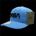 thumbnail image 1 of Rapid Dominance NAS5-WO-SKY Worm NASA Deluxe Cap, Sky - One Size, 1 of 1