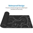 thumbnail image 5 of Topographic Contour Map XL Mouse Pad Gaming Extended Large Mousepad with Nonslip Rubber Base Stitched Edges Laptop Desk Pad Computer Keyboard Mouse Mat for Company Office Gamer, 5 of 5