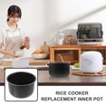 thumbnail image 2 of UPOUART 1 Set of Rice Cooker Replacement Pot Round Black Aluminum Nonstick for Household Users Baking Cakes, 2 of 8