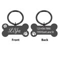 thumbnail image 4 of 1pc Lovely Liya example  Custom Name and text Pet Nameplate Personalized Dog Tags Engraving ID Tag Pet ID Name Collar Tag, 4 of 5