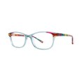 thumbnail image 1 of Flat Earth FE279 Crystal Blue Eyeglass Frame, 1 of 1
