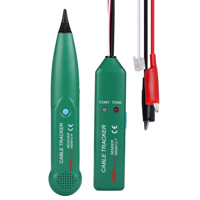 Labymos Traceur de Fil Téléphonique Professionnel MS6812 Kit d'Outils Portable UTP Testeur de Câble Réseau LAN
