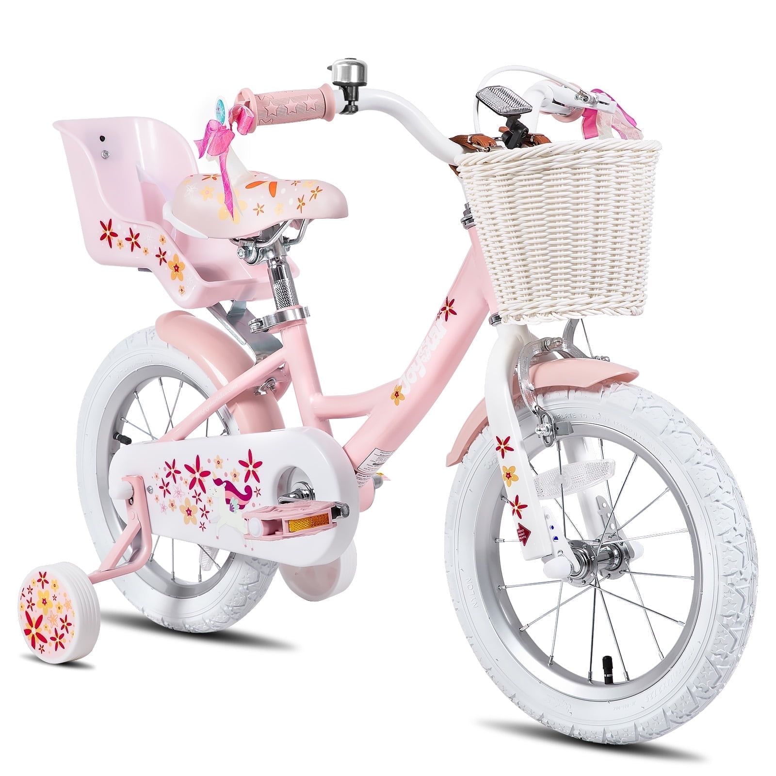 JOYSTAR Unicorn Vélo Fille 16 Pouces, Rose