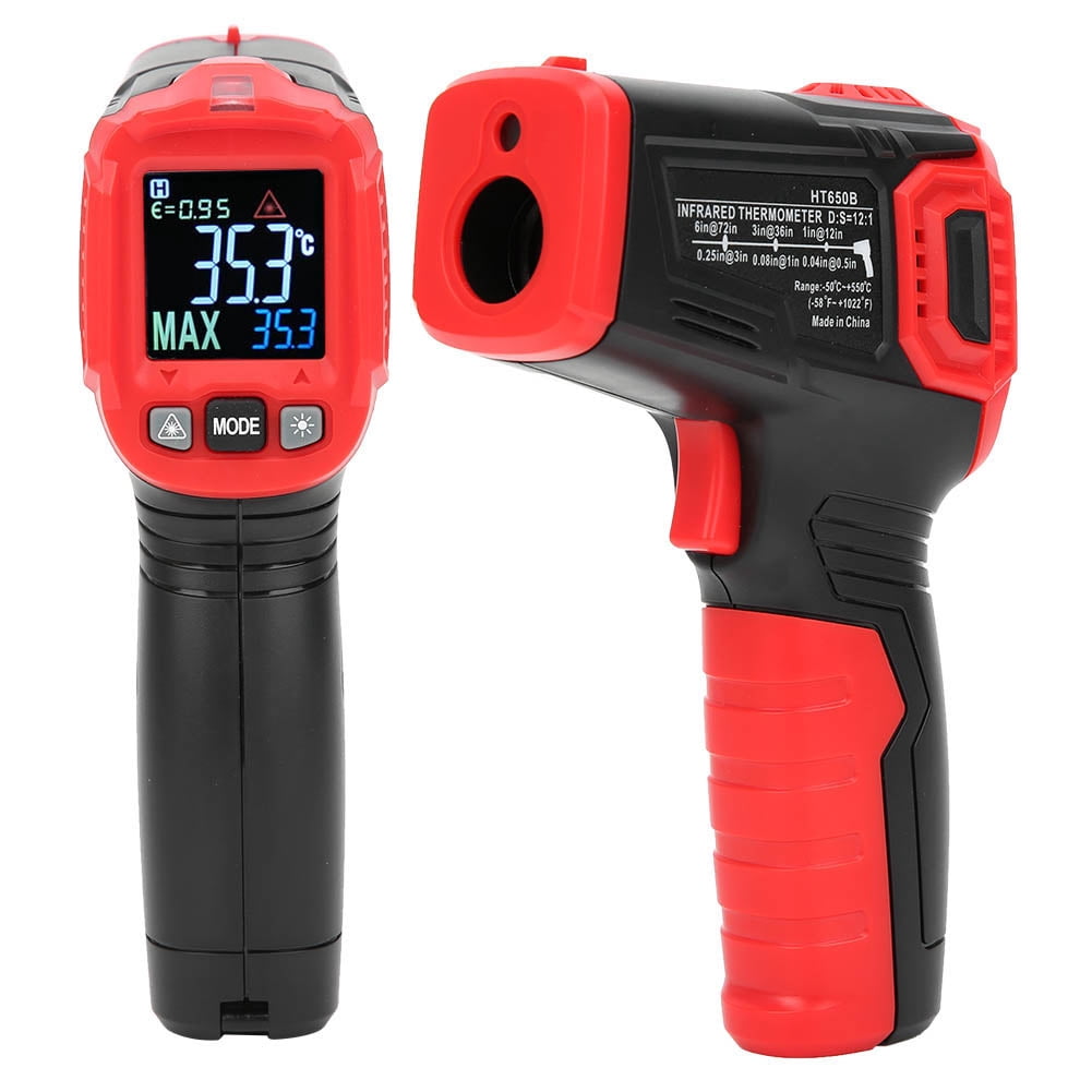 Handheld Infrared Thermometer,HT650B Industrial Digital Infrared Infrared Thermometer LCD Infrared Thermometer Proven Performance