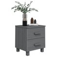 thumbnail image 4 of vidaXL Table de Chevet HAMAR Gris Foncé 40x35x44.5 cm Pin Massif, 4 of 5