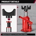 thumbnail image 3 of Bottle Jack Axle Adapter Lifting Saddle, Convenient Use Enhanced Safety Bottle Jack Axle Adapter Saddle  for Most 12 Ton Bottle Jacks, 3 of 7