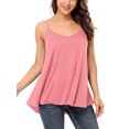 thumbnail image 1 of Débardeur Fluide pour Femme Camisole avec Spaghetti Réglable Casual Cami Débardeur, 1 of 6