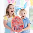 thumbnail image 3 of Happy Easter Wooden Door Hanging Sign with Rabbit Design, 23.3x30cm Indoor Outdoor Wall Decor for Spring Celebrations, 3 of 3
