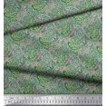 thumbnail image 2 of Soimoi Polyester Crepe Fabric Brush Stroke Abstract Fabric Prints by Yard 52 Inch Wide, 2 of 3