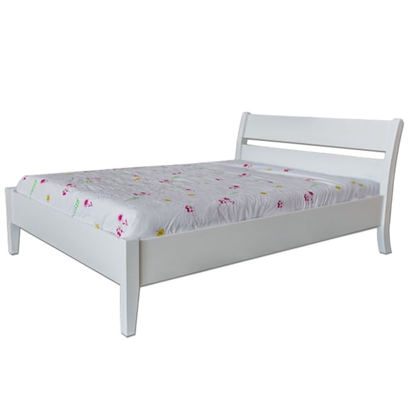 Linda Queen Sleigh Solid Wood Bed