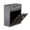 thumbnail image 2 of AdirOffice - Collection box - 16 gauge galvanized steel - black, 2 of 8