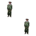 thumbnail image 1 of Ruiboury Durable And Essential Gear Beekeeping Suit Lightweight And Universal Easy To Ventilated Jacket For Beekeeper green camo XXL 2Set, 1 of 6