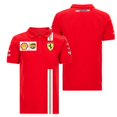 thumbnail image 1 of New 2025 F1 Ferrari Racing Suit Red Top Short-sleeved Polo Shirt Summer Men Clothes Overalls, 1 of 1