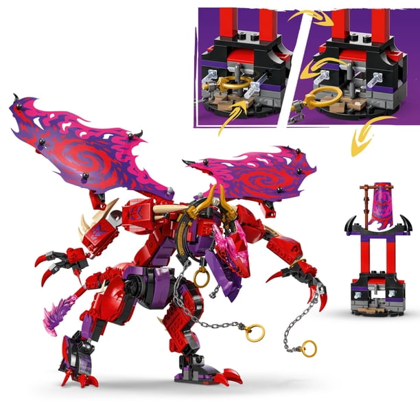 LEGO NINJAGO Thunderfang Dragon of Chaos Building Toy for Kids