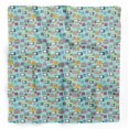 thumbnail image 1 of Bimba Green Television Mix Pure Silk Printed Head Bandanas Summer Neck Wrap Scarf 40 x 40 Inches, 1 of 6