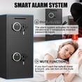 thumbnail image 3 of karbeen 6.5 Cu ft Large Safe Box Fireproof , Digital Home Safe with Keypad and Deposit Slot & Dual Alarm System, Money Safe With Mute Function and LED Light, Security Box for Money Valuables, 3 of 6