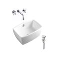 thumbnail image 1 of DROP Bath and Kitchen DR091212 Bathroom Vessel Sink Set, 1 of 5