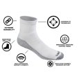 thumbnail image 3 of Dickies Men's Multi-Pack Dri-tech Moisture Control Quarter Socks, 3 of 4