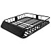 thumbnail image 3 of Spec D Tuning RRBK-EXT005BK 43 - 64 in. Cargo Extendable Basket Universal Roof Rack - Black, 3 of 4