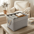 thumbnail image 4 of Hometrends Printed Fabric Basket, 4 of 4