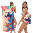 thumbnail image 5 of Foldable Beach Towel Printed Bath Towel All-in-one Beach Towel All-in-one Bag For Storage, 5 of 5