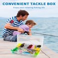 thumbnail image 2 of HLONK Gear Tackle Box Attractants Fishing Lures for Bass Trout  302 Count, 2 of 7