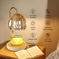 thumbnail image 2 of TUOTGOYEZ Candle Warmer Lamp, Electric Candle Lamp Warmer with 2 Bulbs for Scented Candles, Dimmable Wax Melt Warmer with Marble Base for Home Bedroom Décor Aesthetic House Warming Gifts, 2 of 6