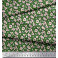 thumbnail image 2 of Soimoi Velvet Fabric Flower Artistic Printed Fabric 1 Yard 58 Inch Wide, 2 of 3
