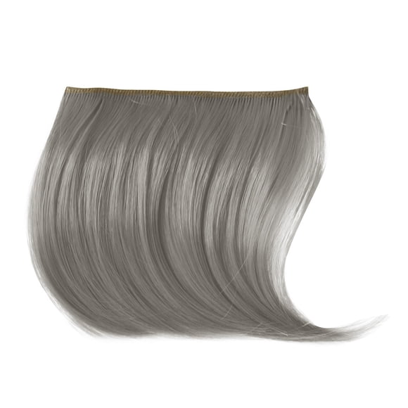EGNMCR Wigs Human Hair Pretty Girls Clip On Clip In Front Hair Fringe Hair Extension Piece Thin Hair extension