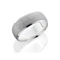 thumbnail image 2 of Mens Hammered 7MM 14 White Gold Wedding Band Ring, 2 of 2