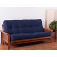 thumbnail image 2 of Blazing Needles 10-inch Full Size Vitality Solid Futon Mattress-Navy Blue, 2 of 4
