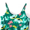 thumbnail image 4 of Birdeem Toddler Kids Baby Girls Fashion Cute Flower Print Bikini Ruffles One-Piece Swimsuit, 4 of 9