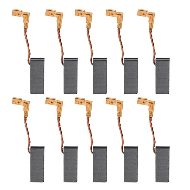 10 Pcs Brosses Différentes Tailles Brosses en Carbone pour Réparation d'Outils de Moteur Électrique
