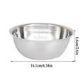 thumbnail image 2 of Cooking Utensils Pro Set in Stainless Steel Thickened Large Basin -Functional Dishwashing and Egg Beater Plate Fruit Plate Birdbath Soup Basin Graduated Wash Basin for Kitchen, 2 of 7