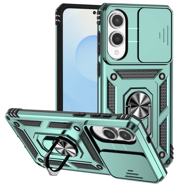 TYJKeJi Case with Stander Holder Kickstand Drop Resistant Shockproof Case For Samsung Galaxy S25 Edge