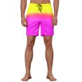 thumbnail image 5 of Shorts de Plage à Cordon de Serrage pour Hommes Jaune 32, 5 of 5