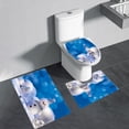 thumbnail image 1 of Leutsin Christmas Bathroom Rugs and Mats Set 3 Piece, Red Christmas Snowman Bathroom Rugs Non Slip, Red Winter Absorbent Memory Foam Bath Mat Machine Washable Bathroom Floor Mats, 1 of 9