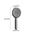 thumbnail image 3 of Birdeem Pomme de Douche Pomme de Douche avec Pommeaux de Douche à Main Pommeaux de Douche Haute Pression Pomme de Douche - Pomme de Douche à Main Haute Pression - Eau Dure Haute Pression 5 Modes de Jet Douchette pour, 3 of 12
