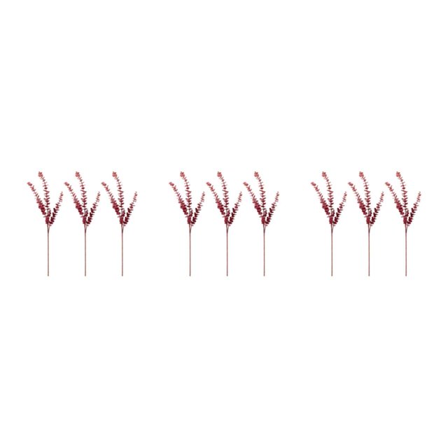 Baohd 3x Realistic Appearance Artificial Plants Nature S Charm To Space Easy To Clean red 3Set